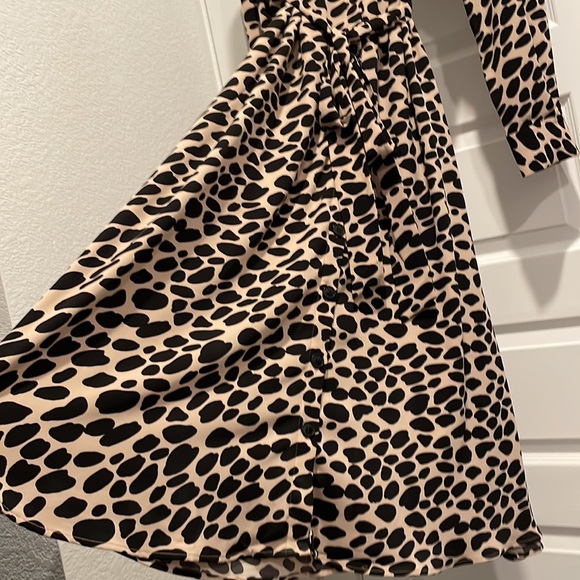 LOFT Leopard Print Maternity Dress - Picture 6 of 8